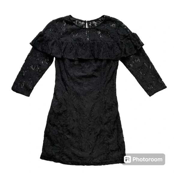 Crown and Ivy black lace dress, NWT - Picture 2 of 7